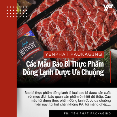 Các Mẫu Bao Bì Thực Phẩm Đông Lạnh Được Ưa Chuộng