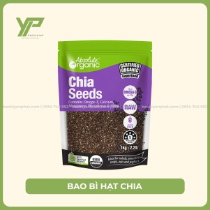 Bao bì đựng hạt chia