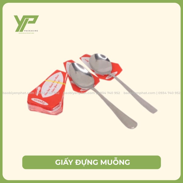 Giấy đựng muỗng