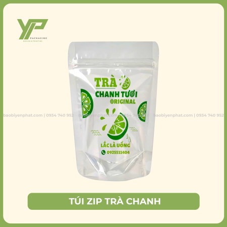 Túi zip trà chanh