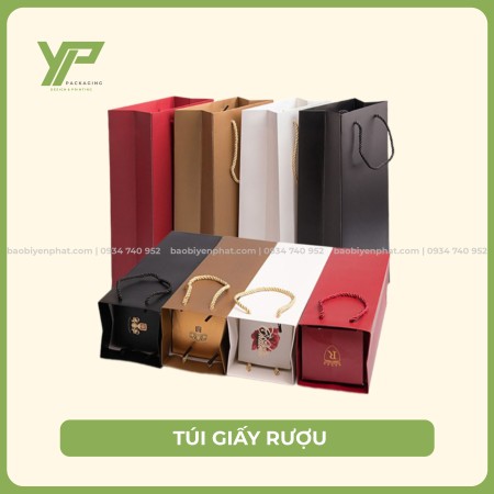 Túi giấy rượu