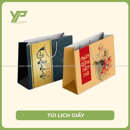 Calendar paper bag