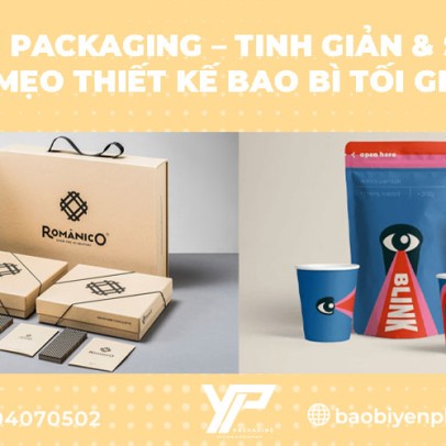 MINIMALISM PACKAGING – TINH GIẢN & SANG TRỌNG 4 MẸO THIẾT KẾ BAO BÌ TỐI GIẢN