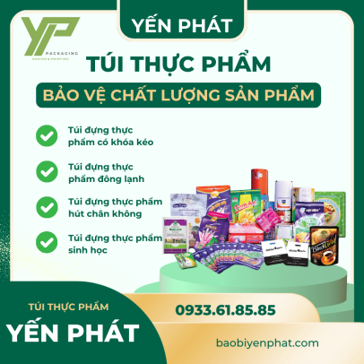 TÚI THỰC PHẨM BẢO VỆ CHẤT LƯỢNG SẢN PHẨM - CÔNG TY BAO BÌ YẾN PHÁT