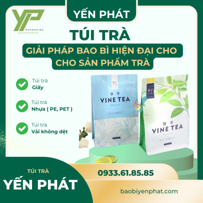 TÚI TRÀ - GIẢI PHÁP BAO BÌ HIỆN ĐẠI CHO SẢN PHẨM TRÀ