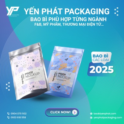 BAO BÌ PHÙ HỢP TỪNG NGÀNH: F&amp;B, MỸ PHẨM, THƯƠNG MẠI ĐIỆN TỬ…