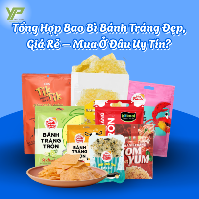 Tổng Hợp Bao Bì Bánh Tráng Đẹp, Giá Rẻ – Mua Ở Đâu Uy Tín?