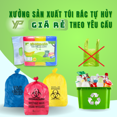 Xưởng Sản Xuất Túi Đựng Rác Tự Hủy Giá Rẻ Theo Yêu Cầu