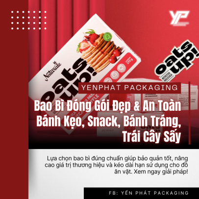 Bao Bì Đóng Gói Đẹp &amp; An Toàn | Bánh Kẹo, Snack, Bánh Tráng, Trái Cây Sấy