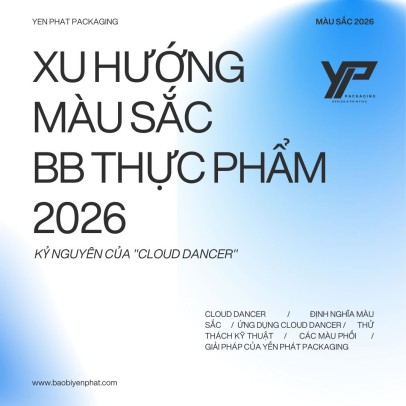 Xu Hướng Màu Sắc Năm 2026 Trong Thiết Kế Bao Bì Thực Phẩm