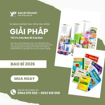 So Sánh In Không Trục Với In Trục Đồng: Giải Pháp Nào Tối Ưu Cho Bao Bì Của Bạn?