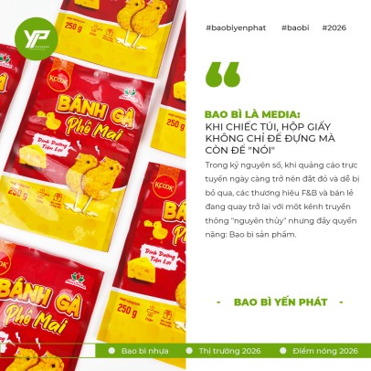 BAO BÌ LÀ MEDIA: KHI CHIẾC TÚI, HỘP GIẤY KHÔNG CHỈ ĐỂ ĐỰNG MÀ CÒN ĐỂ "NÓI"