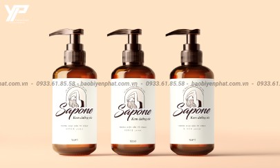 Ý tưởng thiết kế bao bì mới cho bộ sản phẩm chăm sóc tóc Sapone
