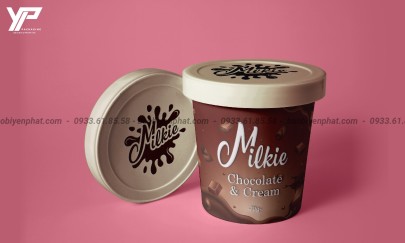 Thương hiệu kem Milkie - Ý tưởng thiết kế bao bì sản phẩm mới - YPP