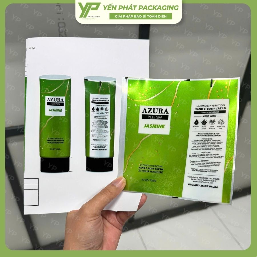 Tube nhôm mẫu và thiết kế