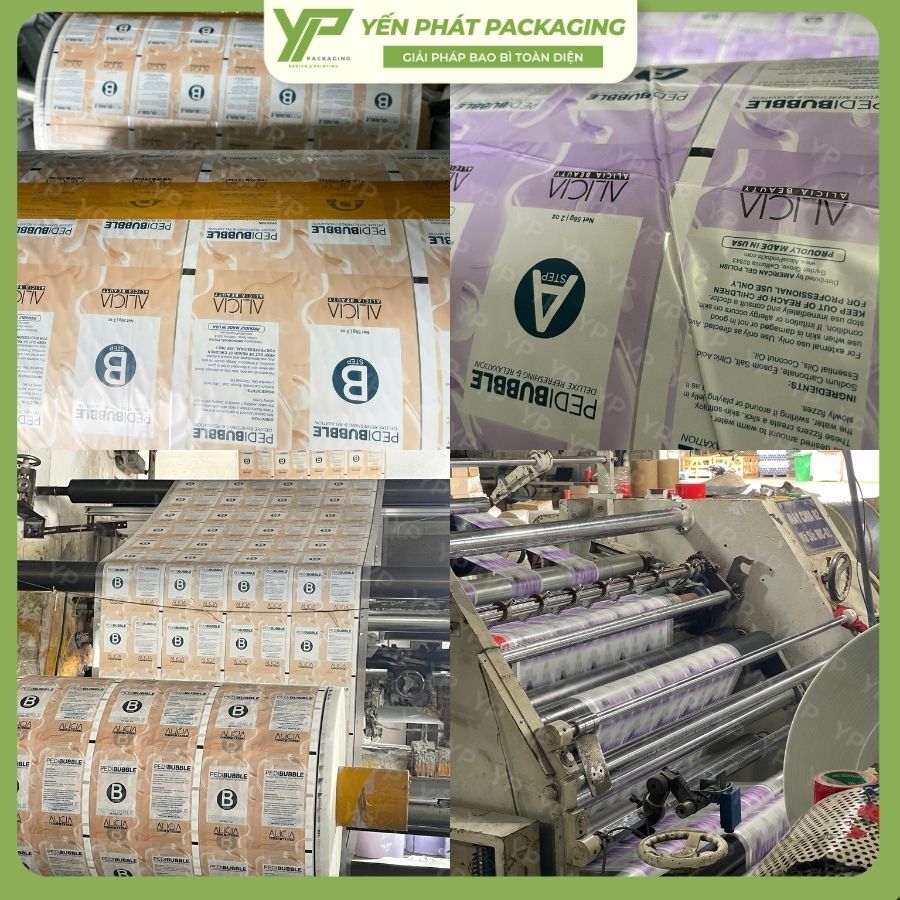 Một số hình ảnh của xưởng Yến Phát sản xuất màng cuộn Alicia