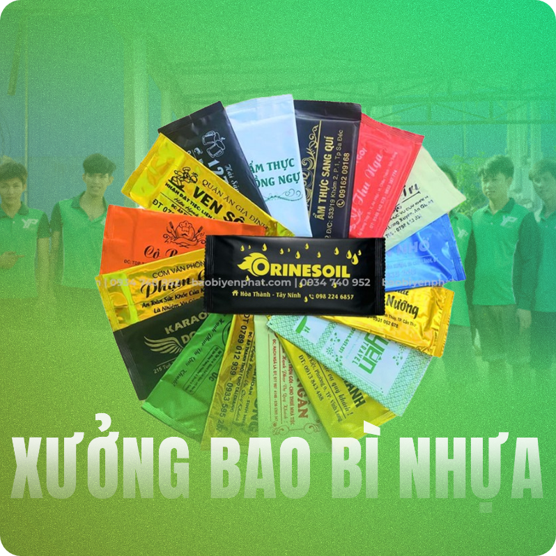 XƯỞNG BAO BÌ NHỰA