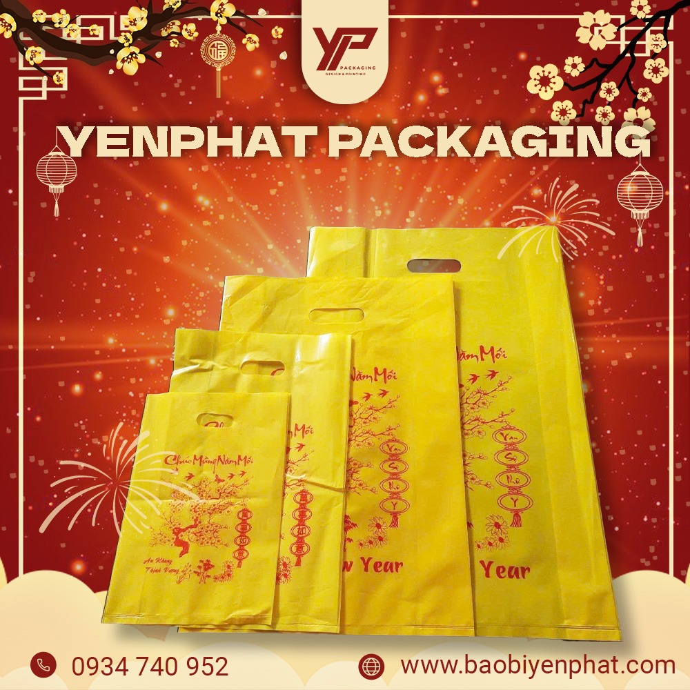Mẫu túi chúc mừng năm mới có sẵn tại Yến Phát