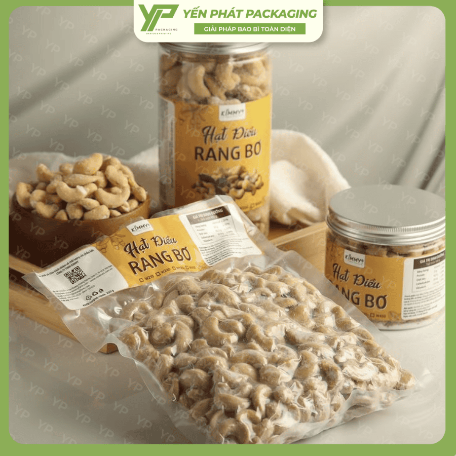 Tổng hợp các kiểu đóng gói hạt điều ngày Tết
