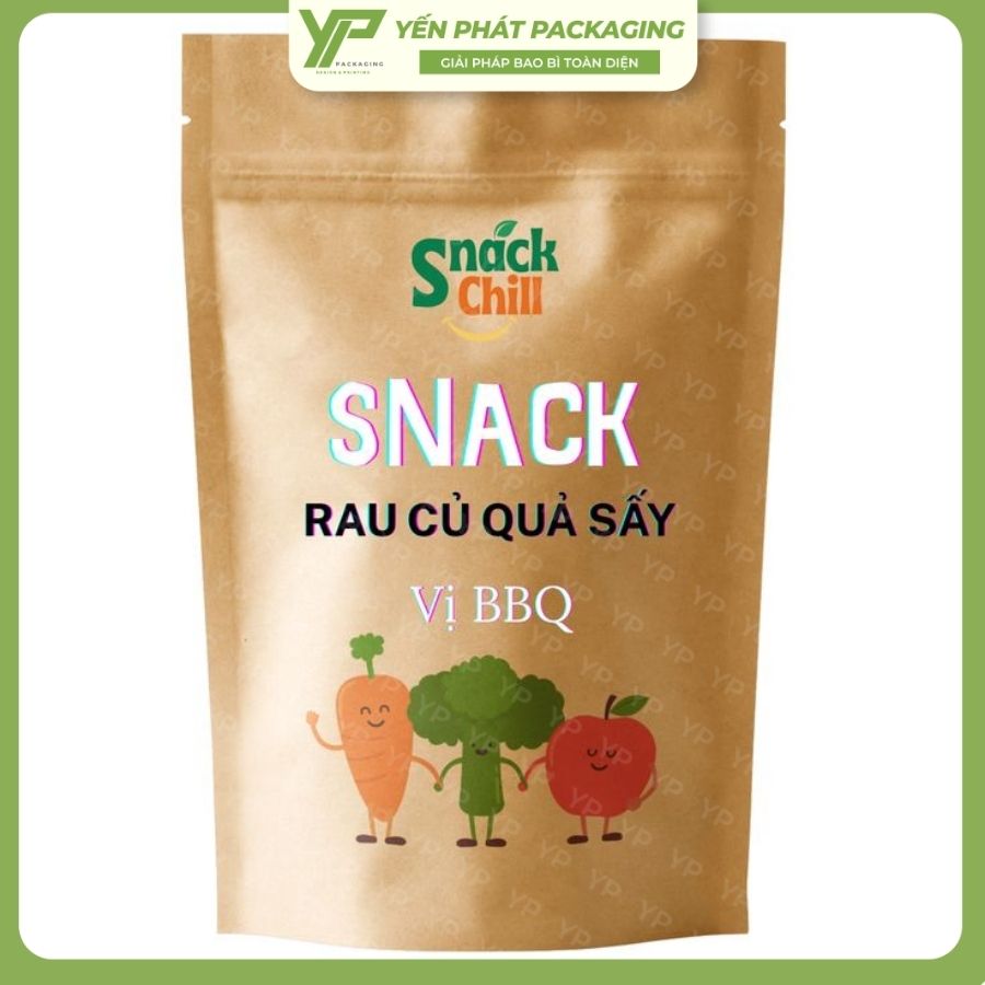 Bao bì thực phẩm túi zip giấy