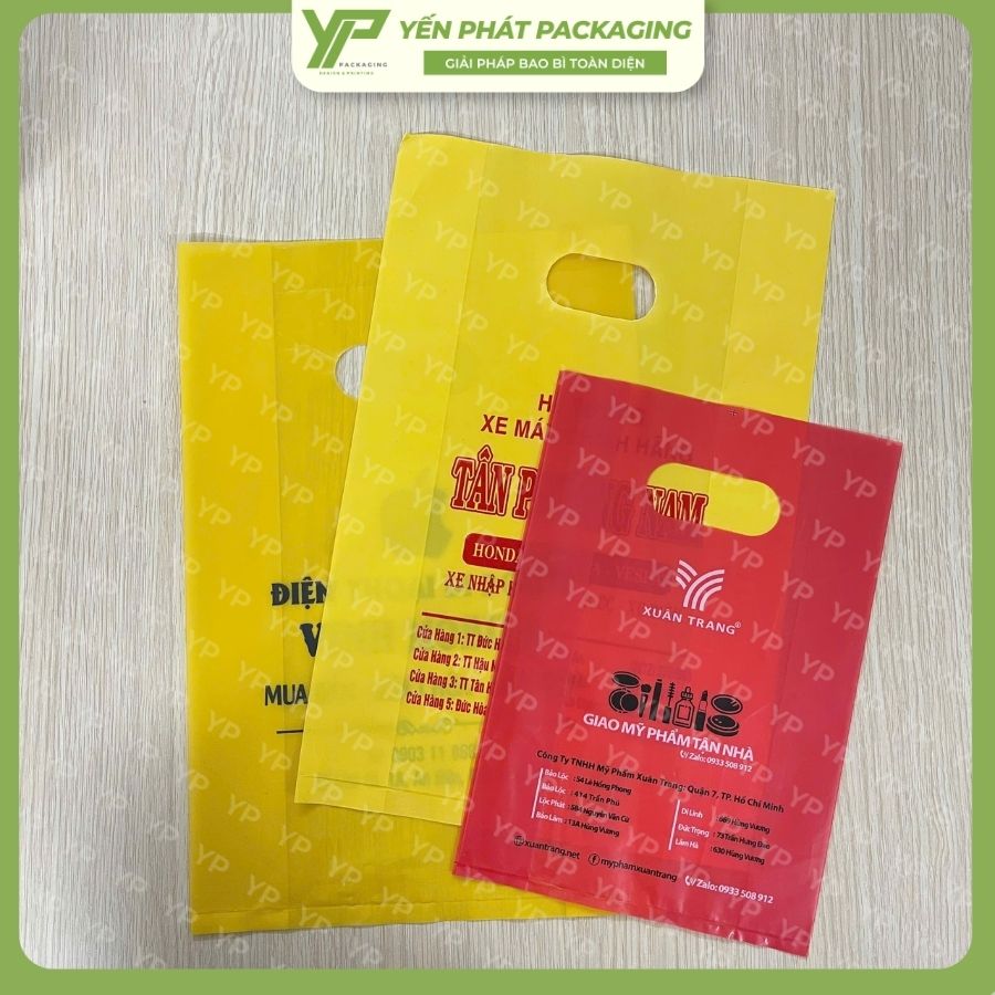 Một số loại túi hột xoài có kích thước thông dụng