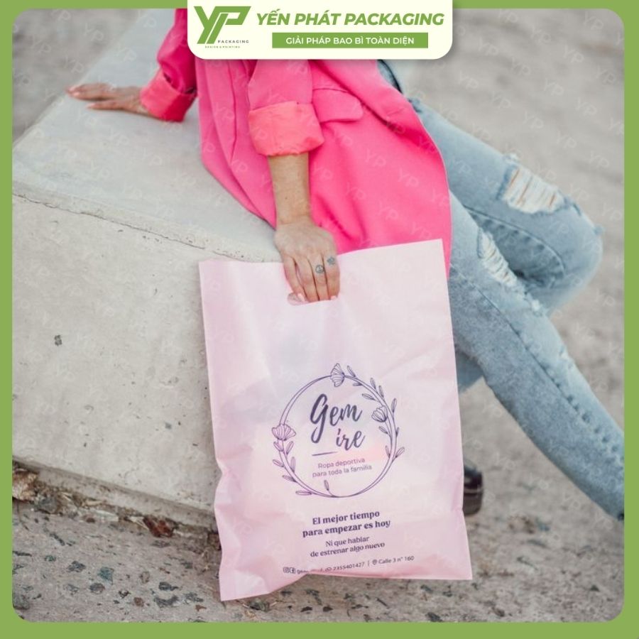 Túi hột xoài ép quai, kích thước lớn, in lụa