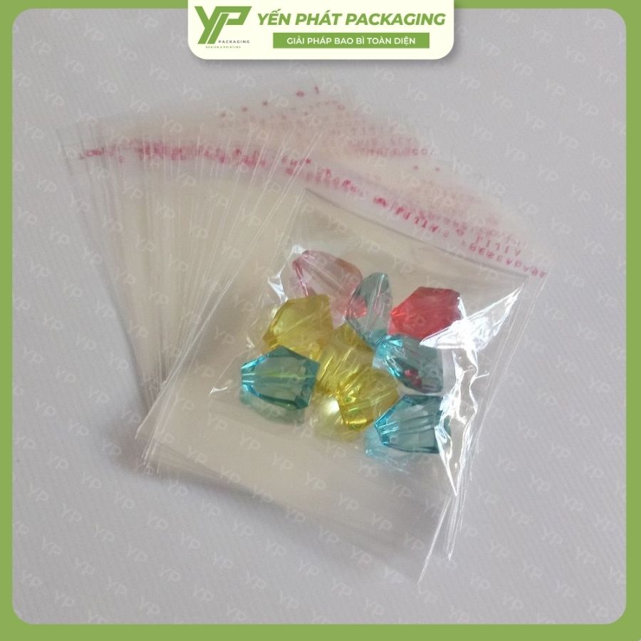 Túi PP kiếng thường có kèm theo phần keo dán