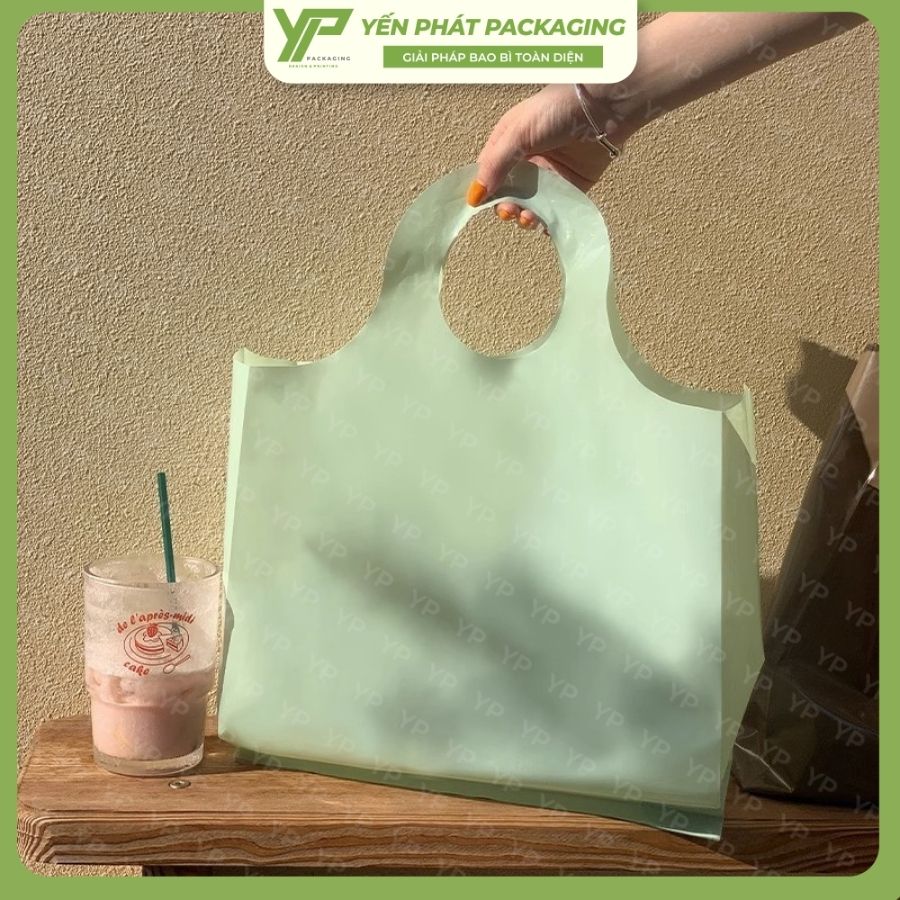 Túi xoài quai tròn size lớn thích hợp đựng các mặt hàng thời trang