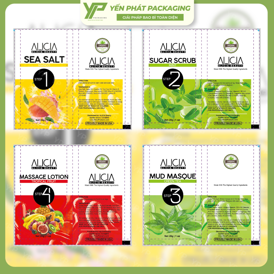 4 thiết kế khác dựa trên thông tin Alicia cung cấp