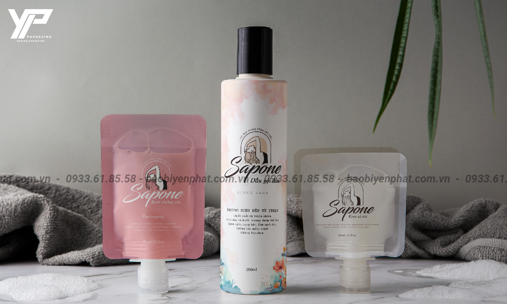 Bộ bao bì sản phẩm Sapone - branding by Yen Phat Packaging 6