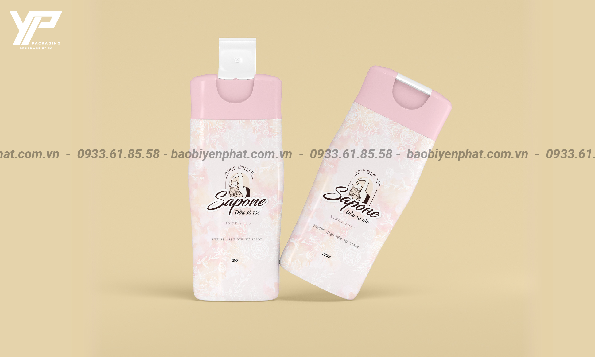 Bộ bao bì sản phẩm Sapone - branding by Yen Phat Packaging 7