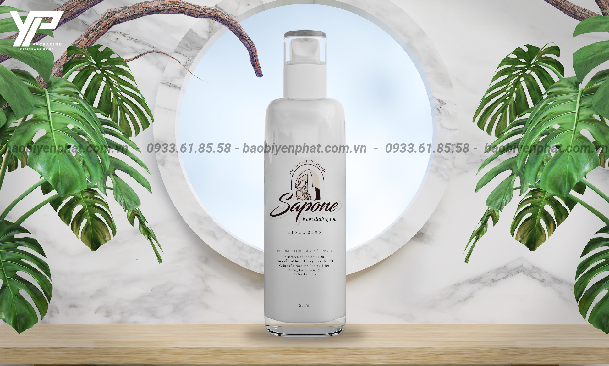 Bộ bao bì sản phẩm Sapone - branding by Yen Phat Packaging 5