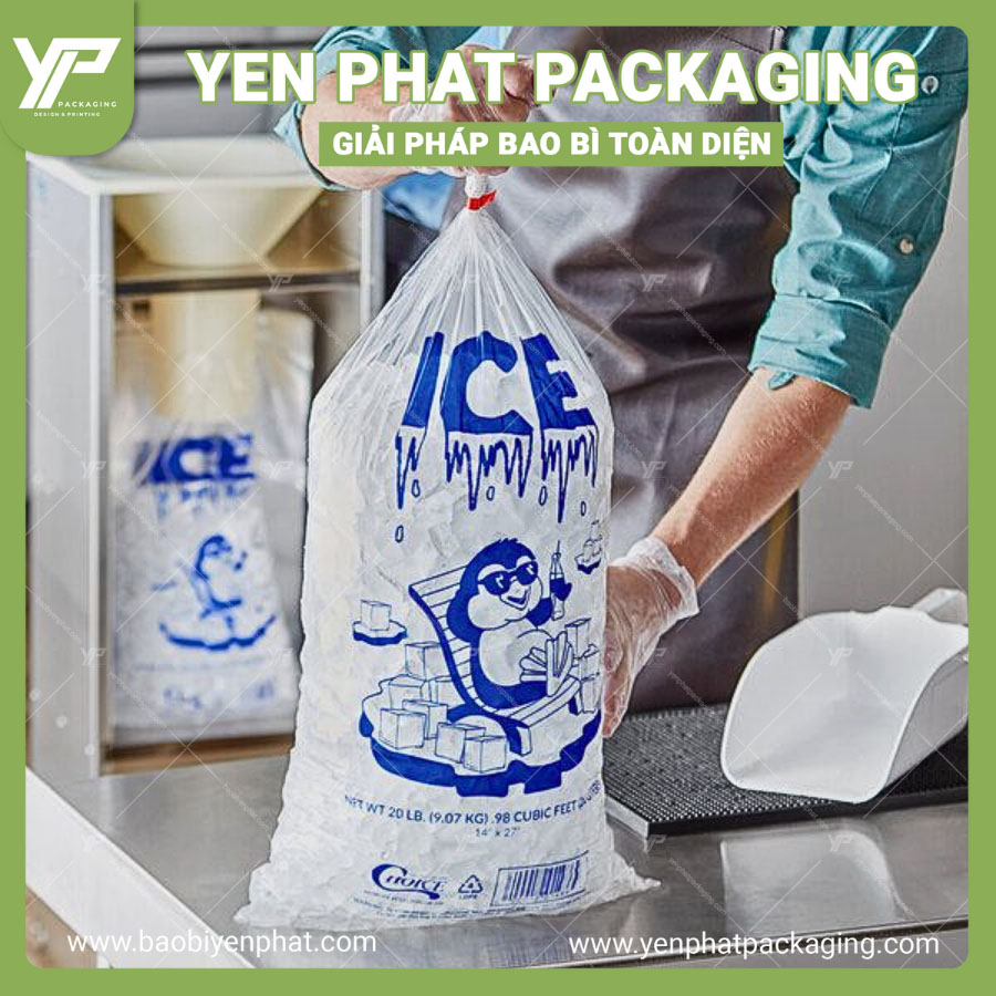 Bao bì đá viên mang đến sự tiện lợi khi đóng hàng