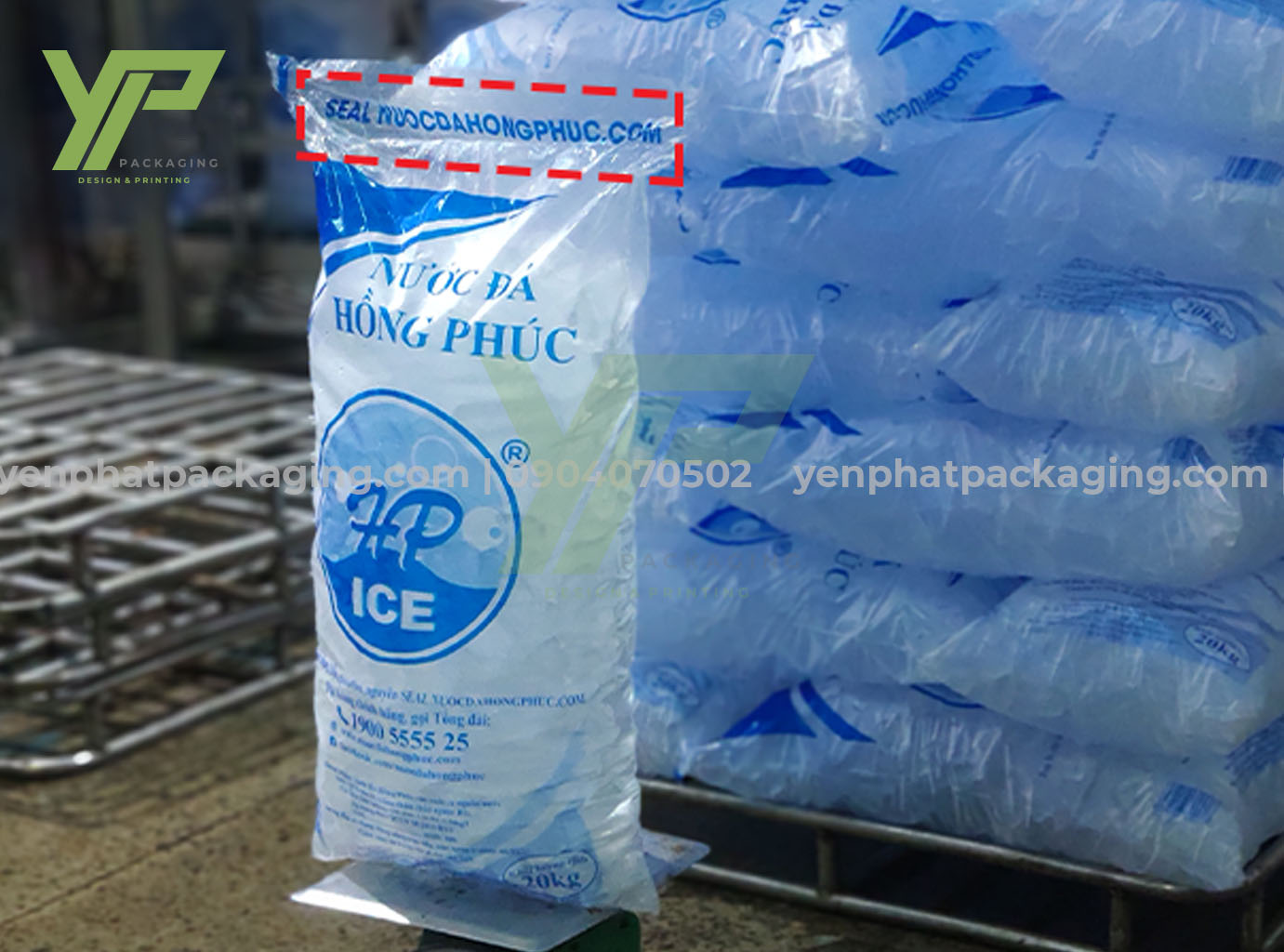 Bao bì đựng đá viên