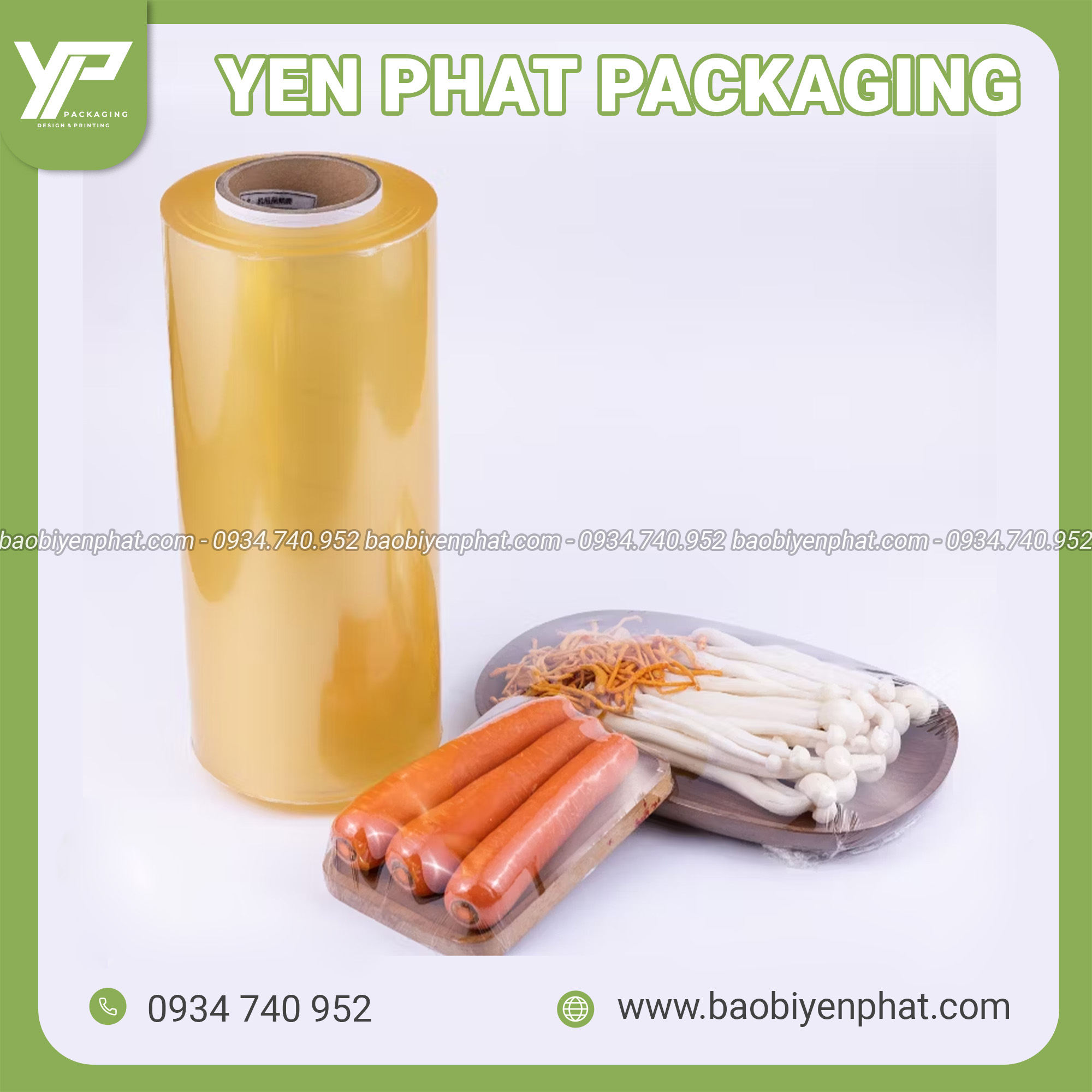 Cuộn màng bọc thực phẩm chất lượng cao, an toàn