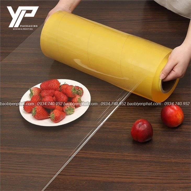 Màng bọc thực phẩm cuộn lớn, bám dính tốt