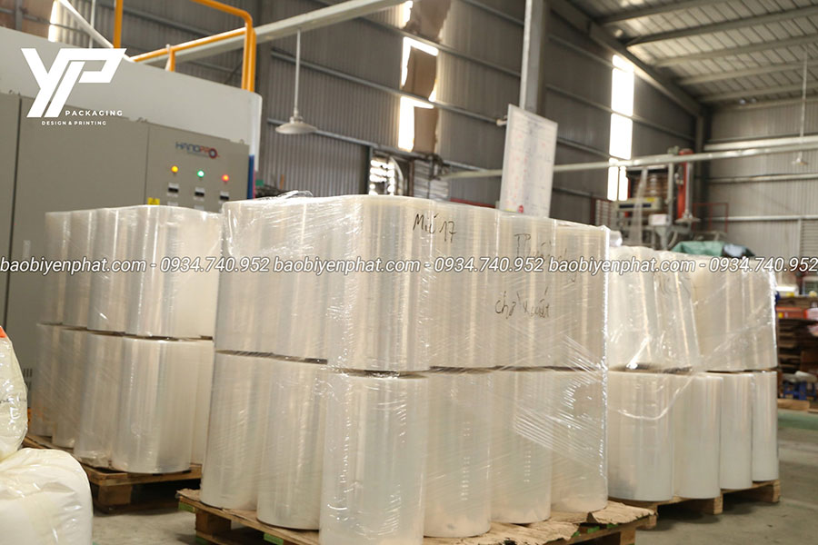 Xưởng sản xuất màng bọc thực phẩm quy mô lớn, công suất cao
