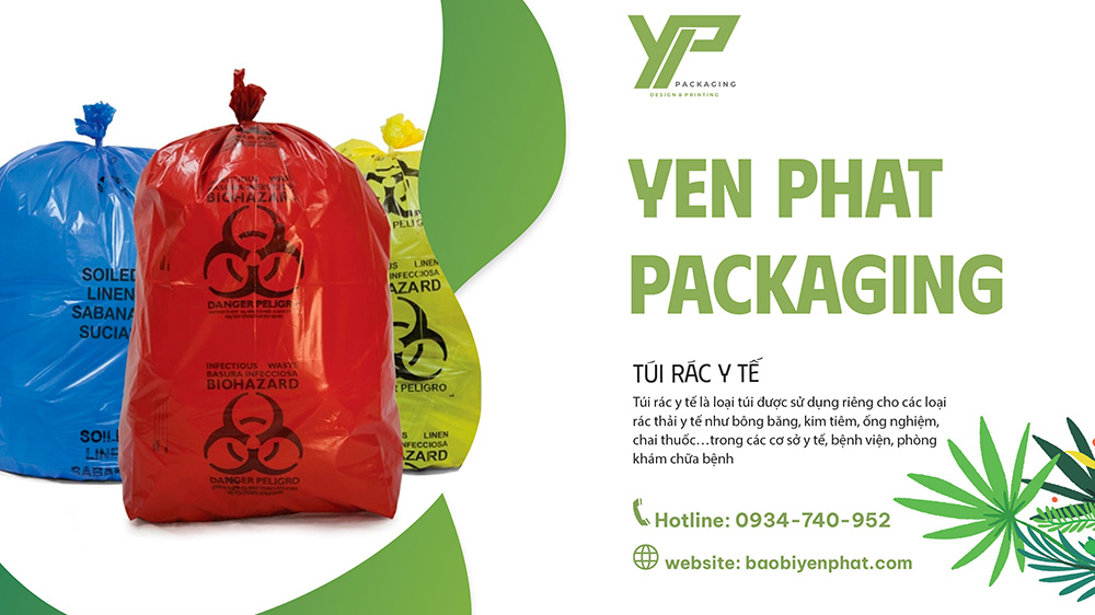 Túi đựng rác y tế chuyên dụng tại các bệnh viện, cơ sở y tế TPHCM