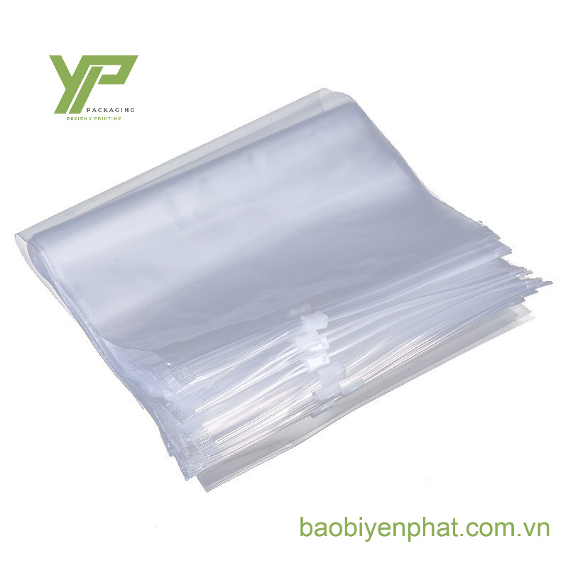 Túi zip khóa kéo trong suốt