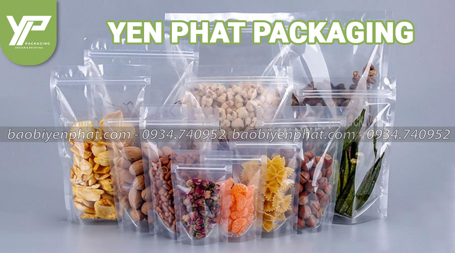 Túi zip trong bảo quản thực phẩm