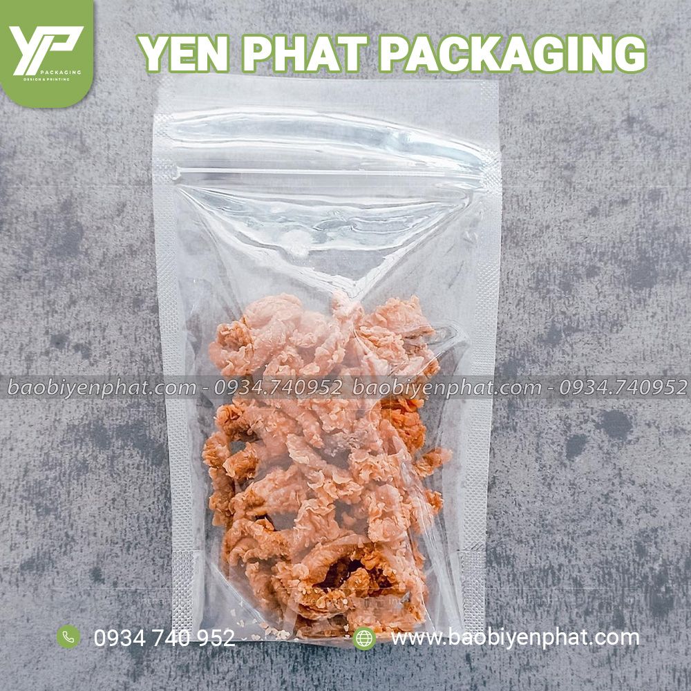 Túi zip trong ngăn ngừa các bụi bẩn