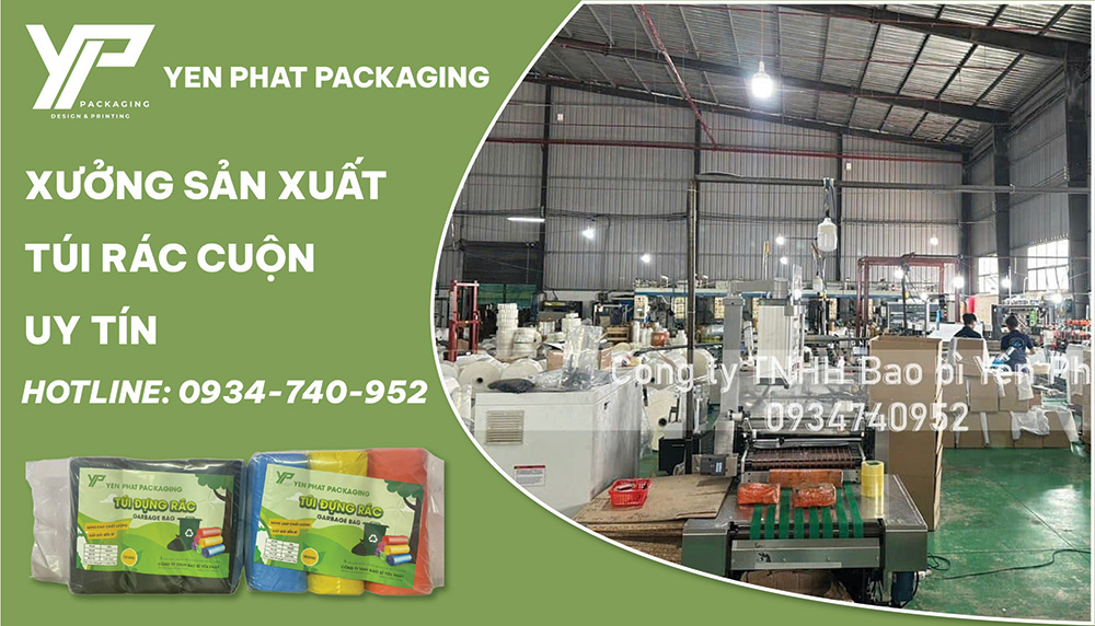 Xưởng sản xuất túi rác cuộn TPHCM