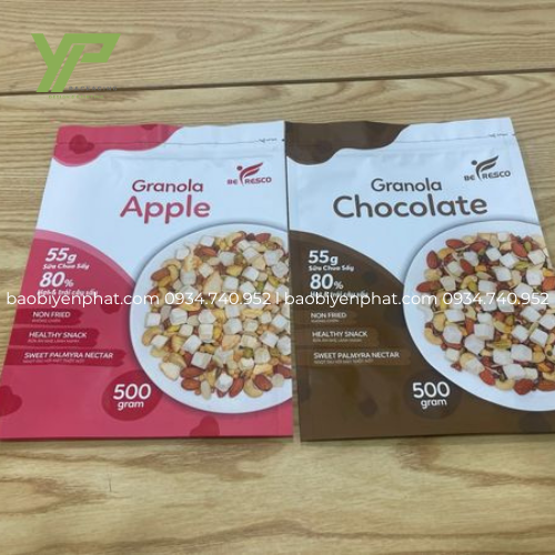 Túi đựng hạt dinh dưỡng có zip miệng