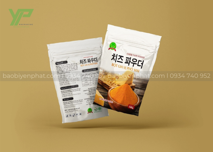 Túi zip màng ghép đựng bột gia vị, bảo quản tốt