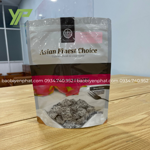 Túi màng ghép có miệng zip đựng thực phẩm