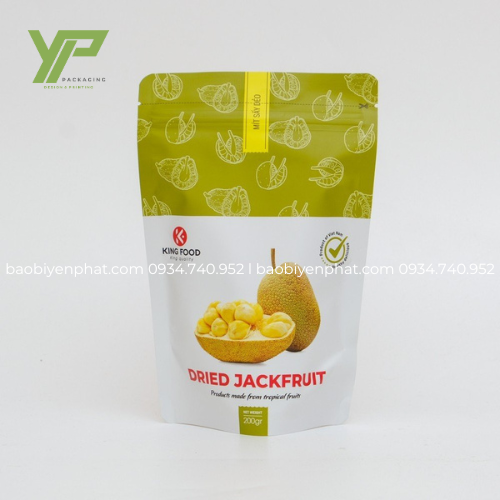 Túi zip màng ghép đựng trái cây sấy khô