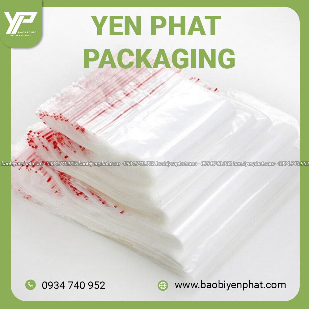 Túi zip chỉ đỏ độ bảo quản tốt