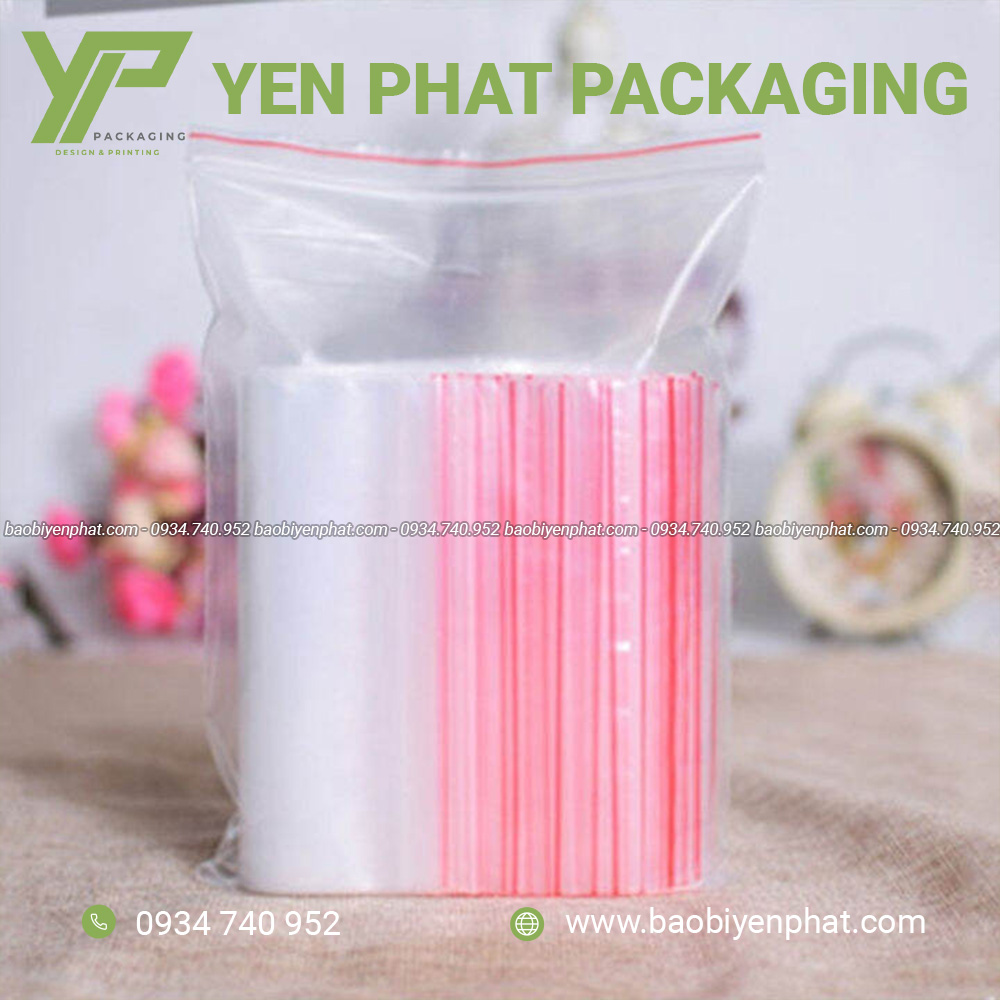 Túi zip chỉ đỏ độ dẻo cao